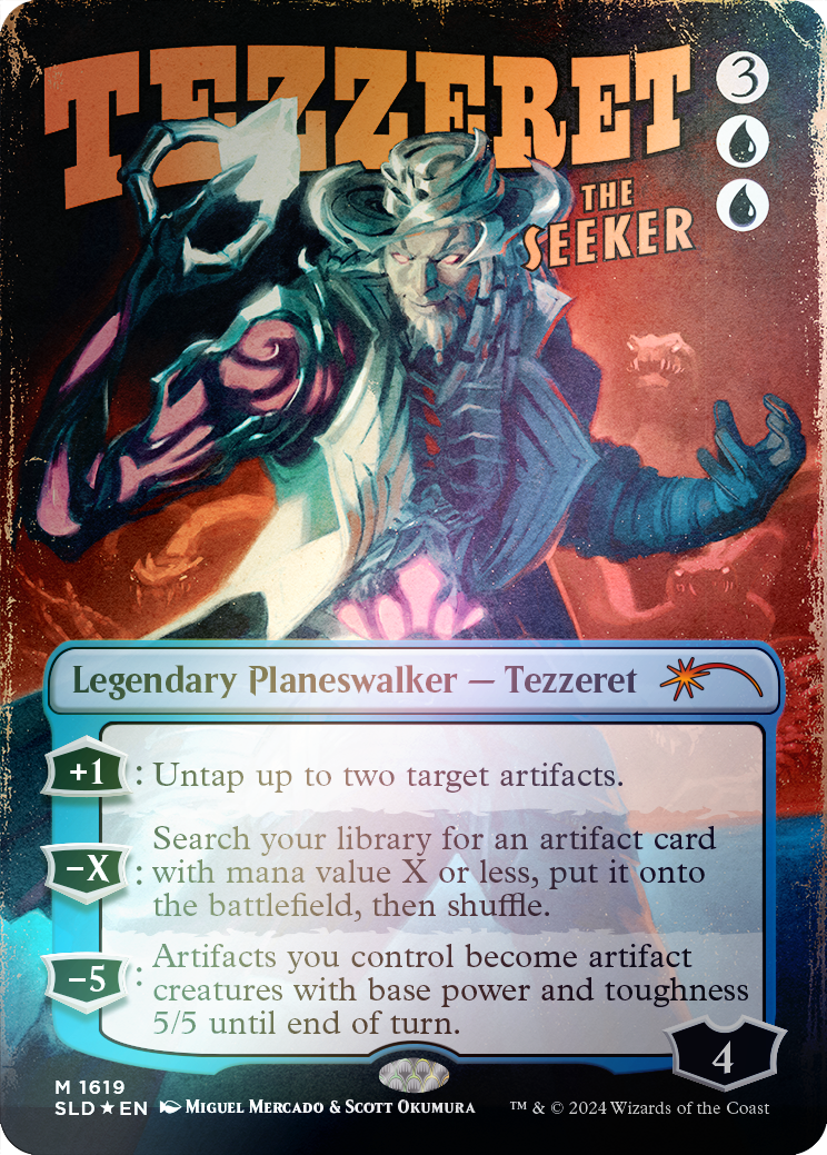 Tezzeret the Seeker (1619) (Rainbow Foil) [Secret Lair Drop Series] | Eastridge Sports Cards & Games