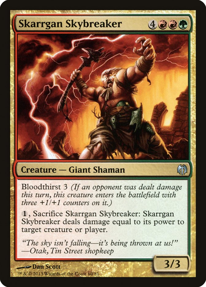 Skarrgan Skybreaker [Duel Decks: Heroes vs. Monsters] | Eastridge Sports Cards & Games