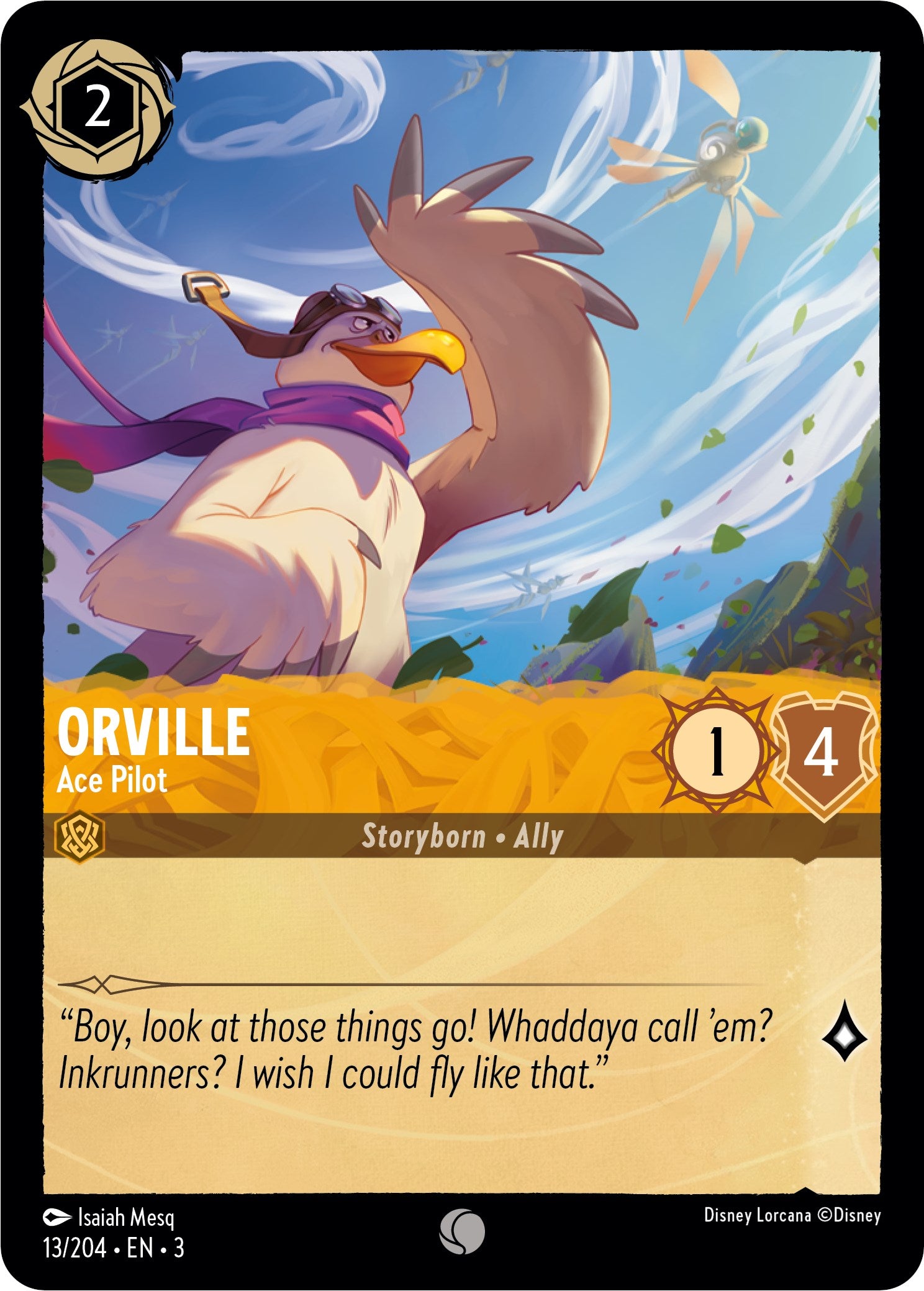 Orville - Ace Pilot (13/204) [Into the Inklands] | Eastridge Sports Cards & Games