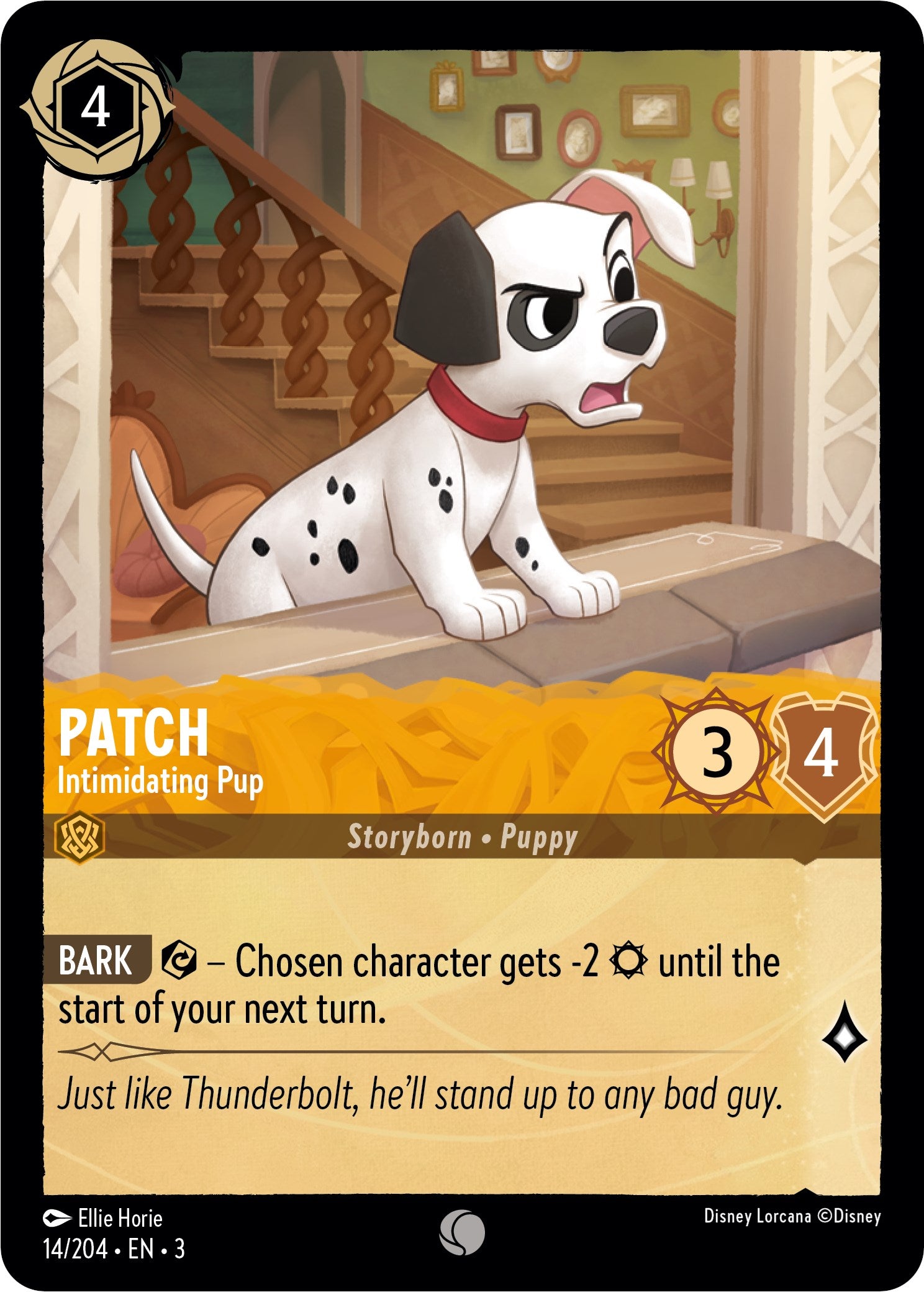 Patch - Intimidating Pup (14/204) [Into the Inklands] | Eastridge Sports Cards & Games