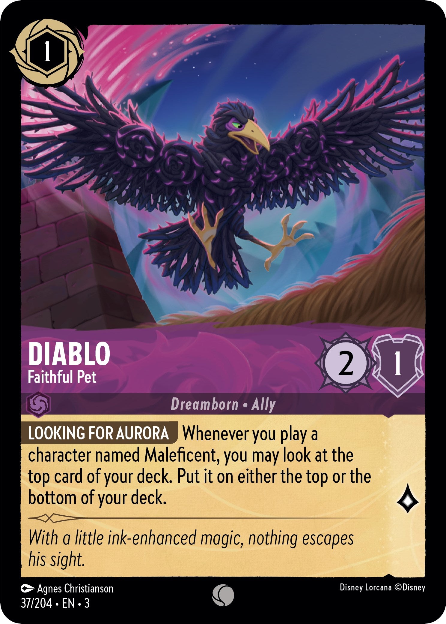 Diablo - Faithful Pet (37/204) [Into the Inklands] | Eastridge Sports Cards & Games