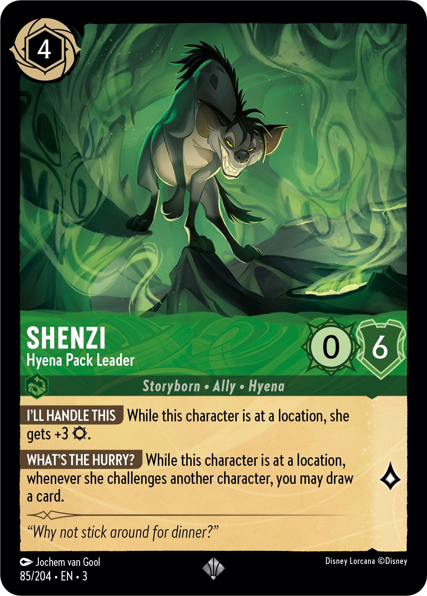Shenzi - Hyena Pack Leader (85//204) [Into the Inklands] | Eastridge Sports Cards & Games