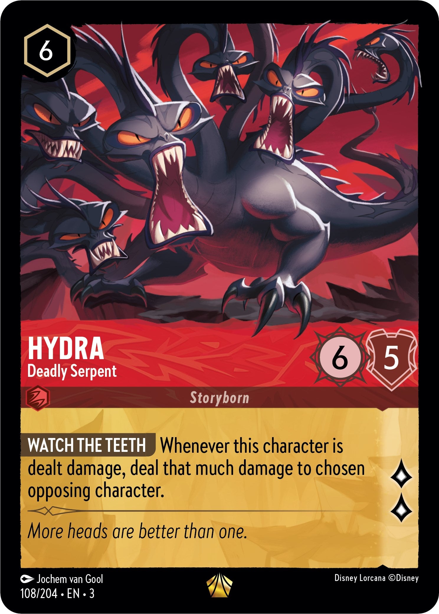 Hydra - Deadly Serpent (108/204) [Into the Inklands] | Eastridge Sports Cards & Games
