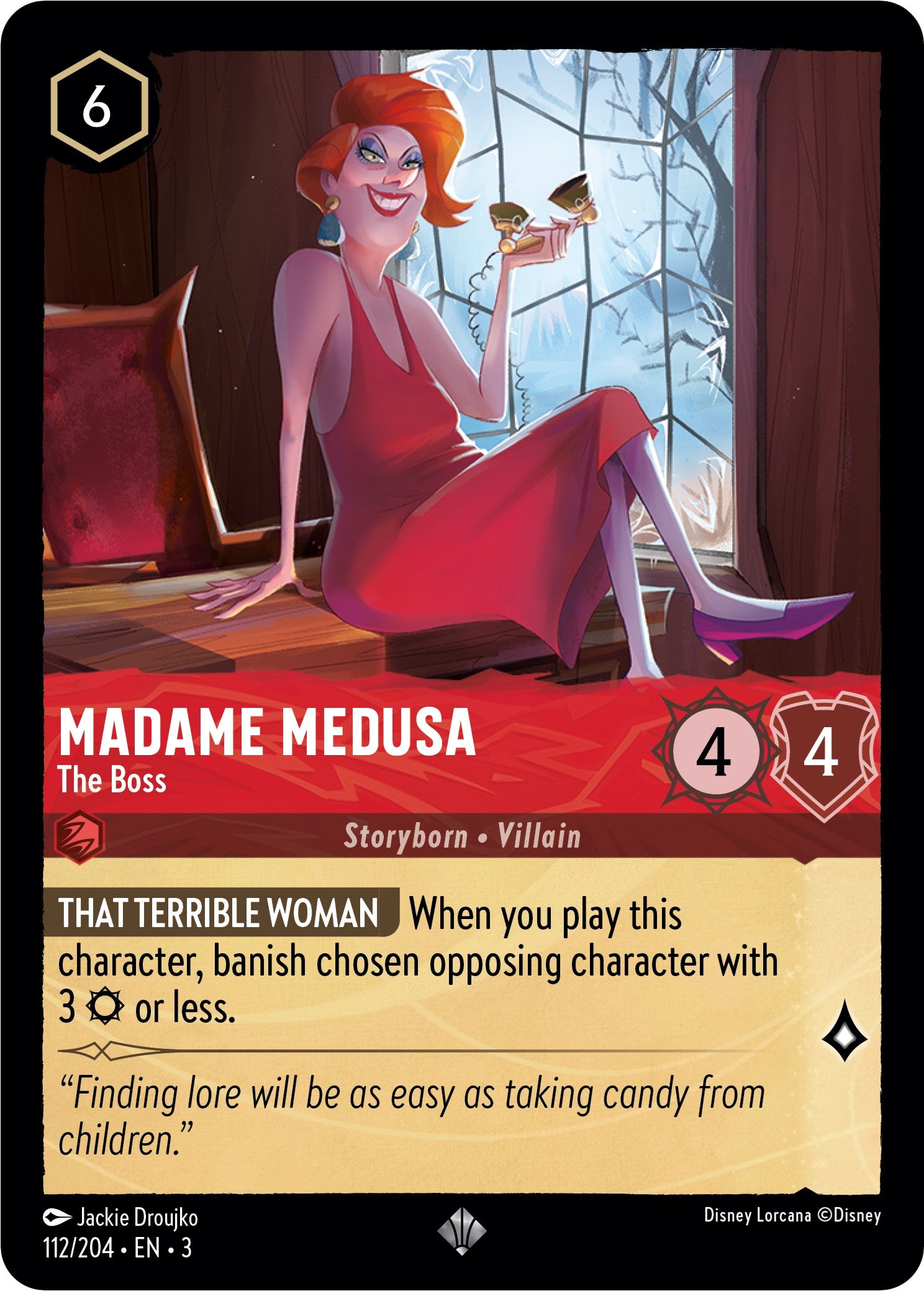 Madame Medusa - The Boss (112/204) [Into the Inklands] | Eastridge Sports Cards & Games