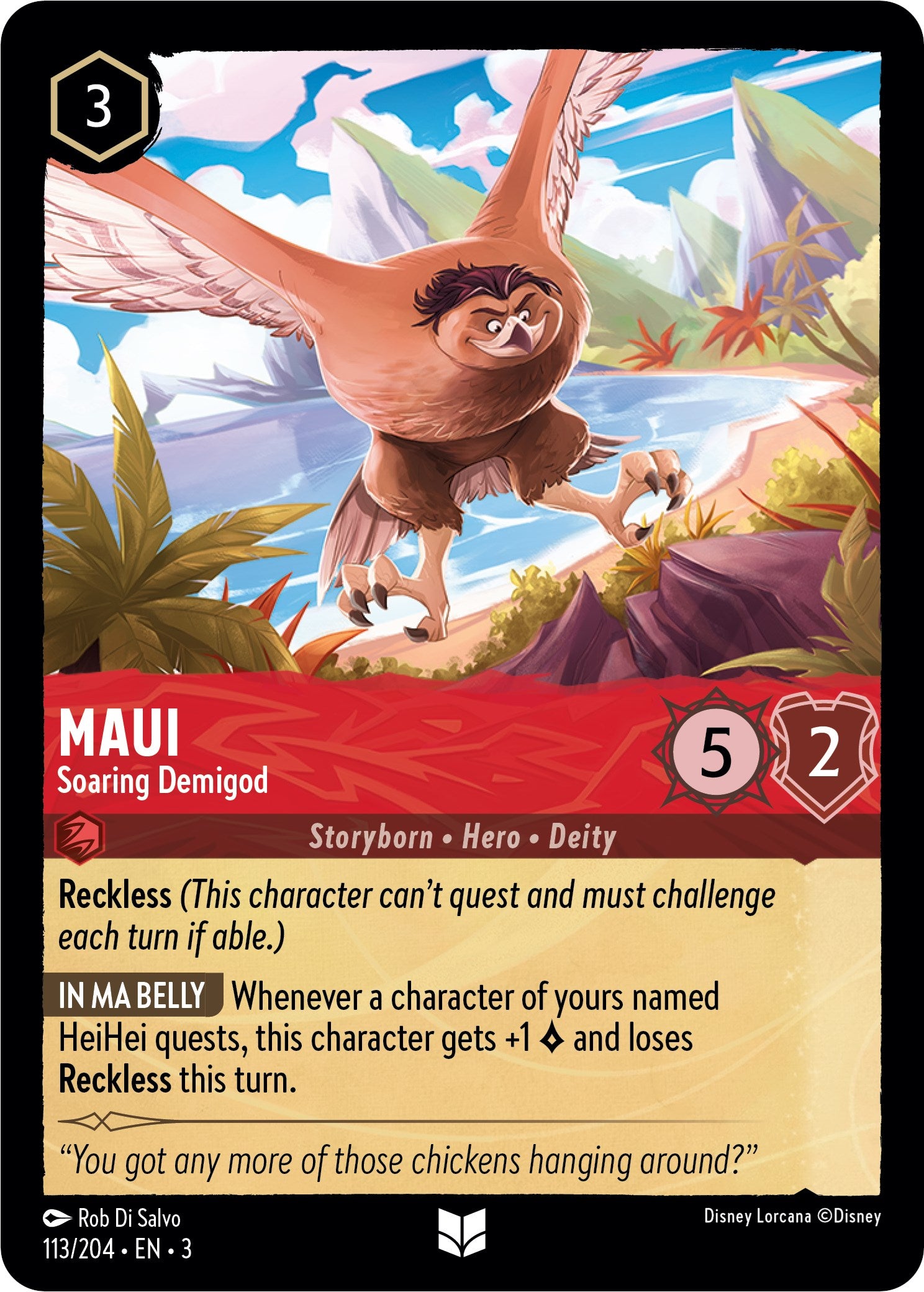 Maui - Soaring Demigod (113//204) [Into the Inklands] | Eastridge Sports Cards & Games