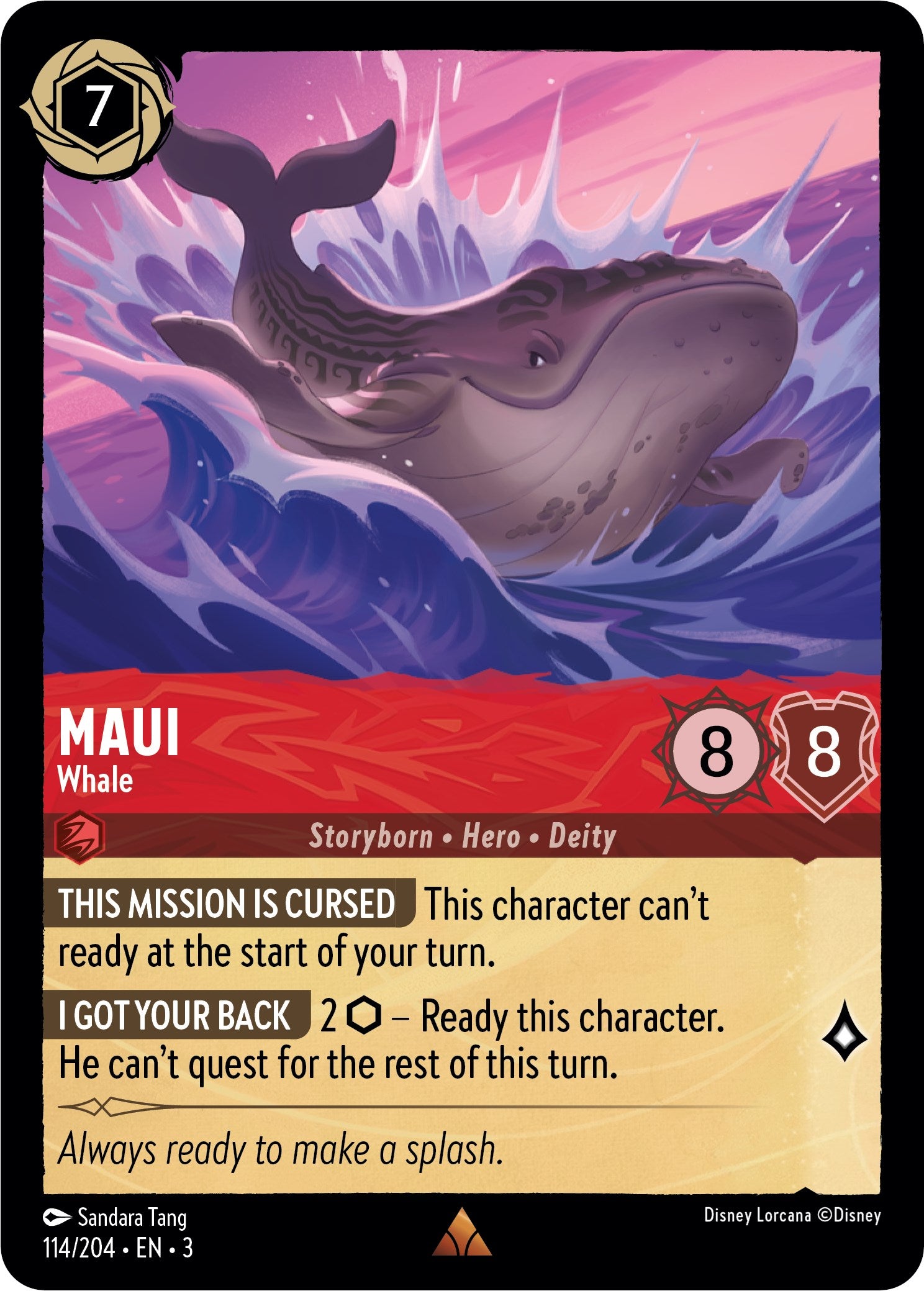 Maui - Whale (114//204) [Into the Inklands] | Eastridge Sports Cards & Games