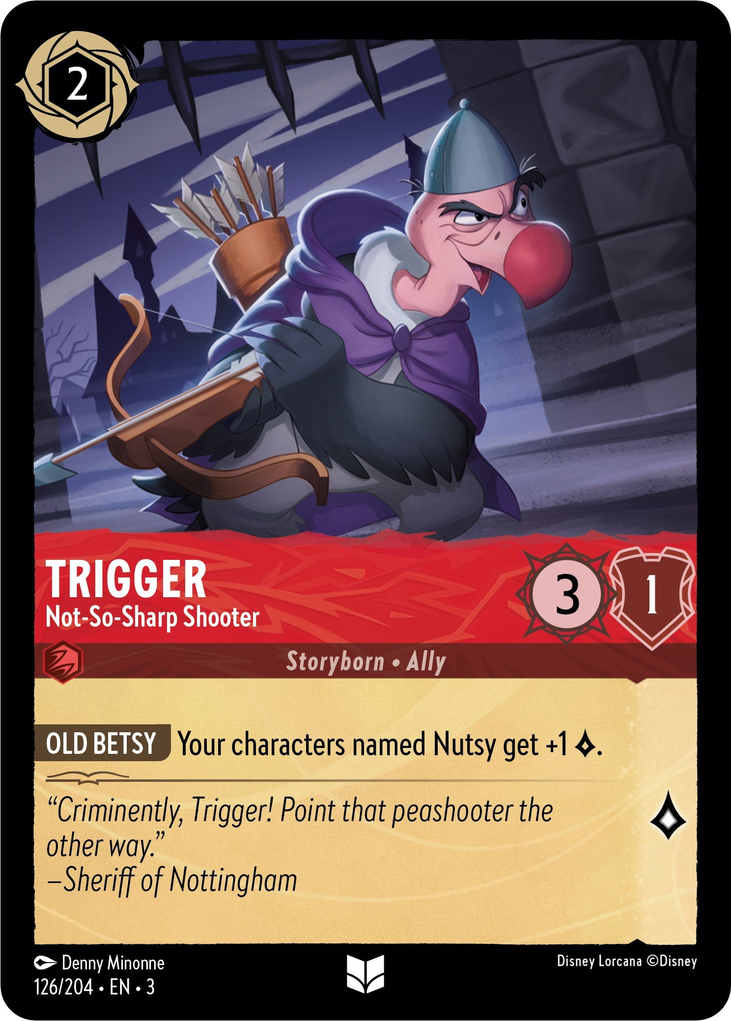 Trigger - Not-So-Sharp Shooter (126//204) [Into the Inklands] | Eastridge Sports Cards & Games