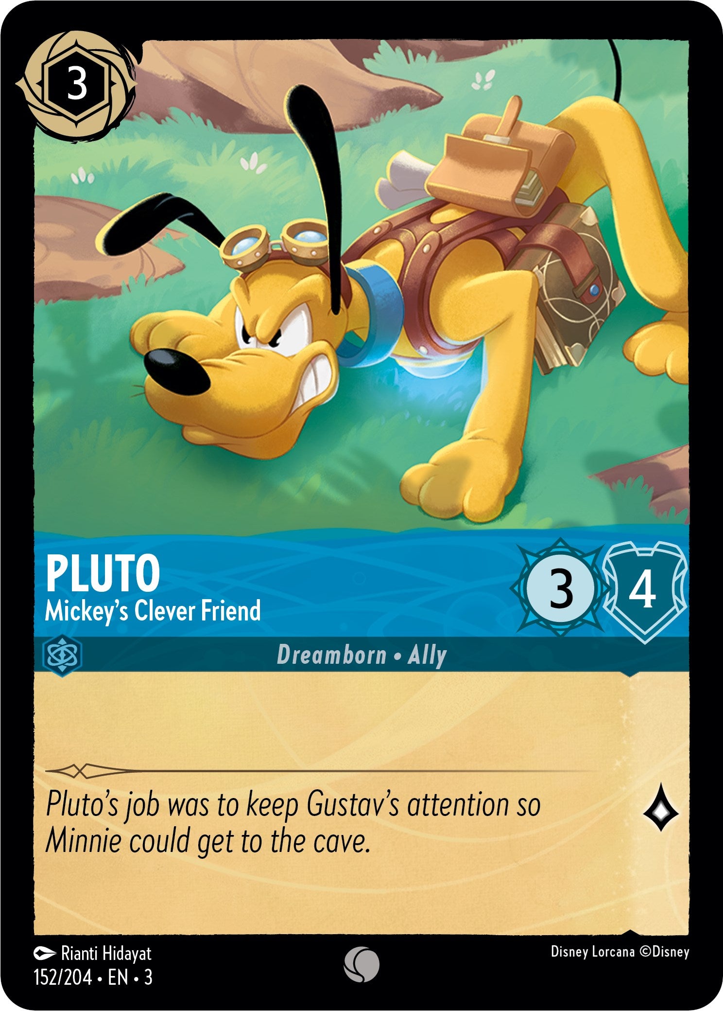 Pluto - Mickey's Clever Friend (152/204) [Into the Inklands] | Eastridge Sports Cards & Games