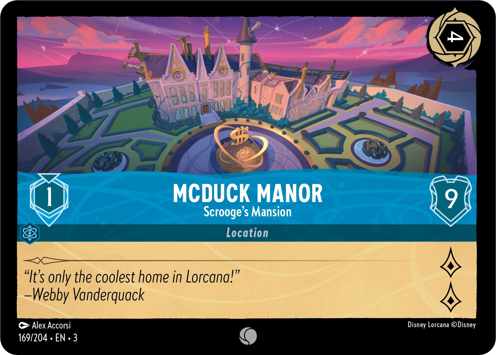 McDuck Manor - Scrooge's Mansion (169/204) [Into the Inklands] | Eastridge Sports Cards & Games