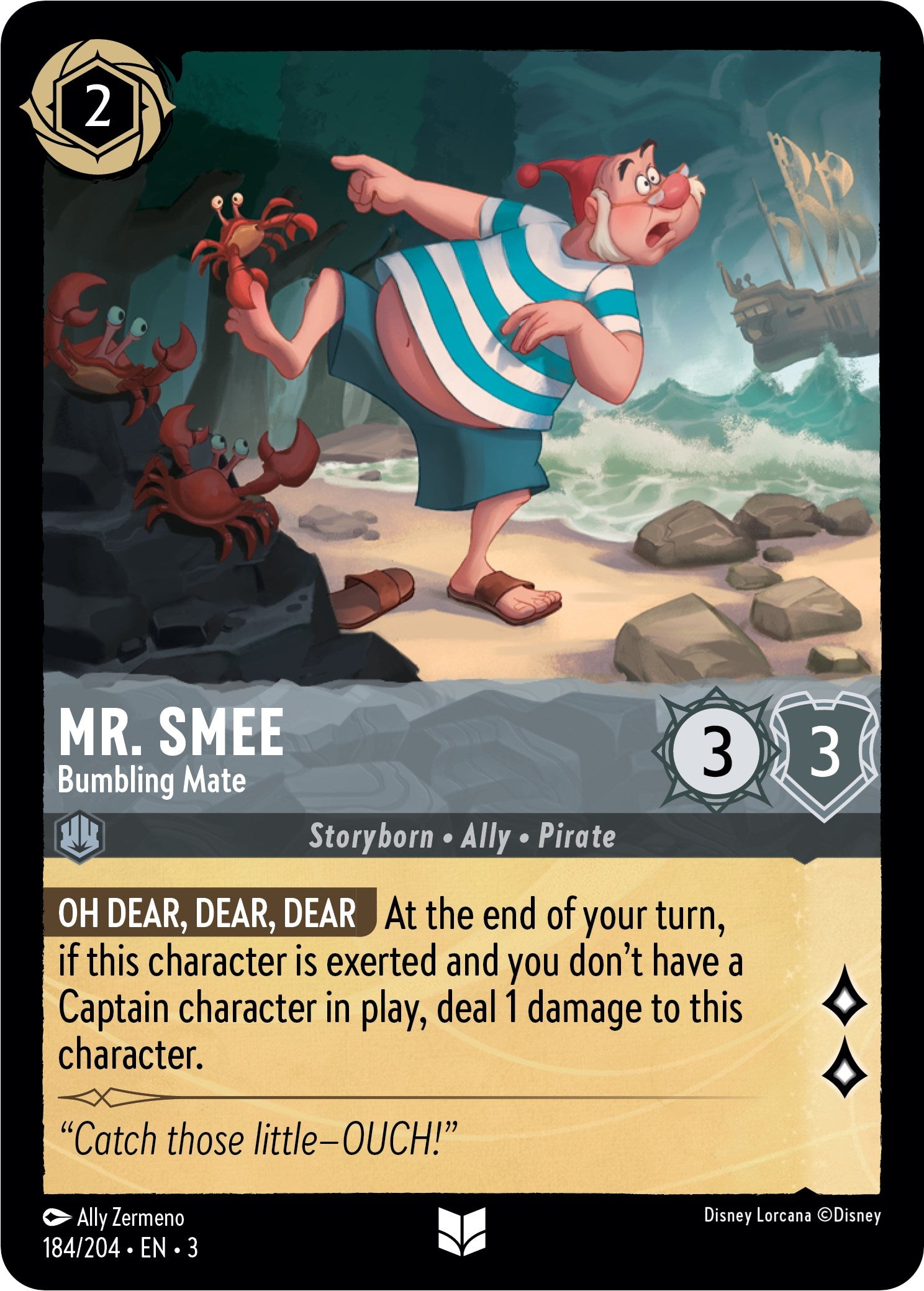 Mr. Smee - Bumbling Mate (184/204) [Into the Inklands] | Eastridge Sports Cards & Games