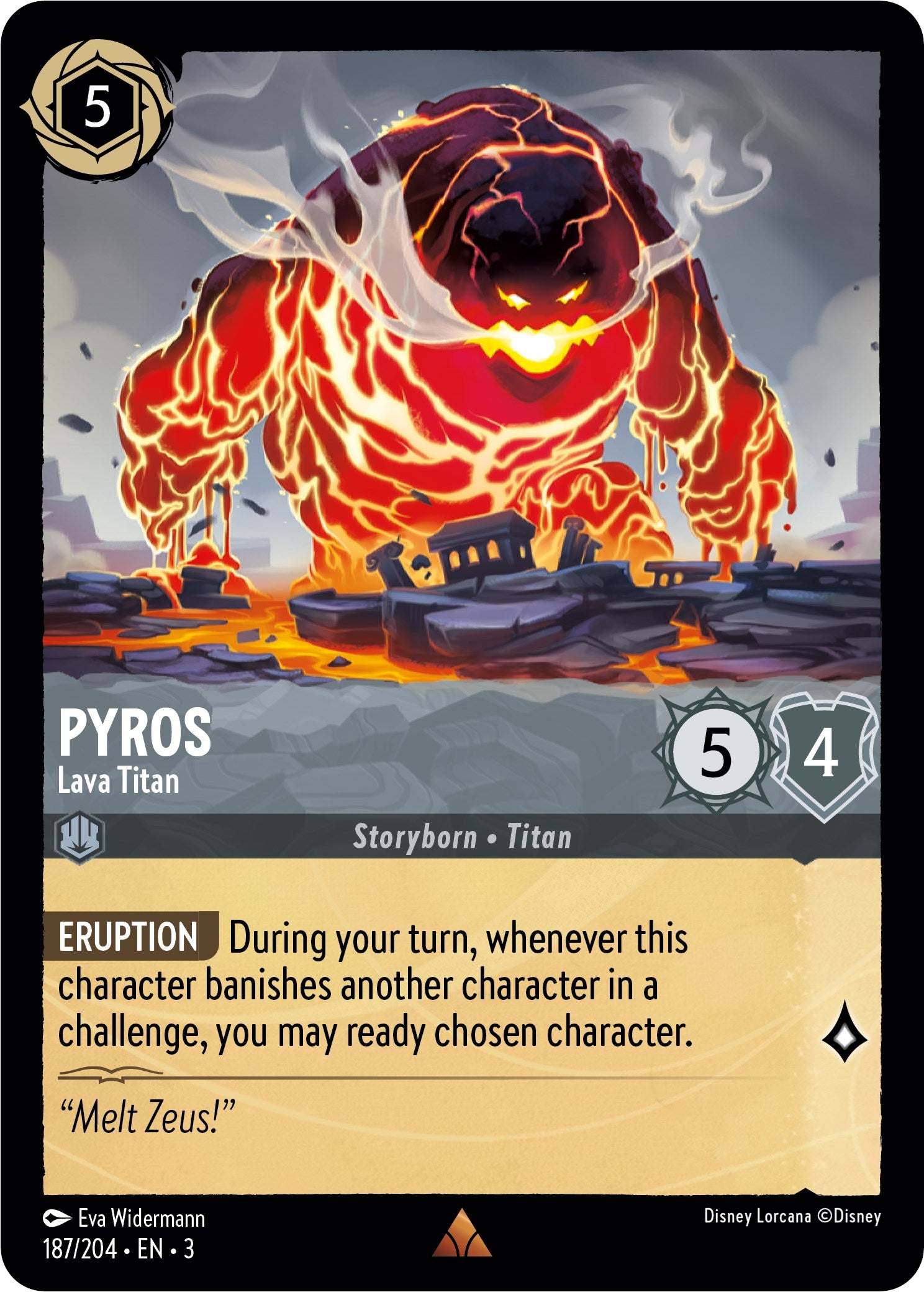 Pyros - Lava Titan (187/204) [Into the Inklands] | Eastridge Sports Cards & Games