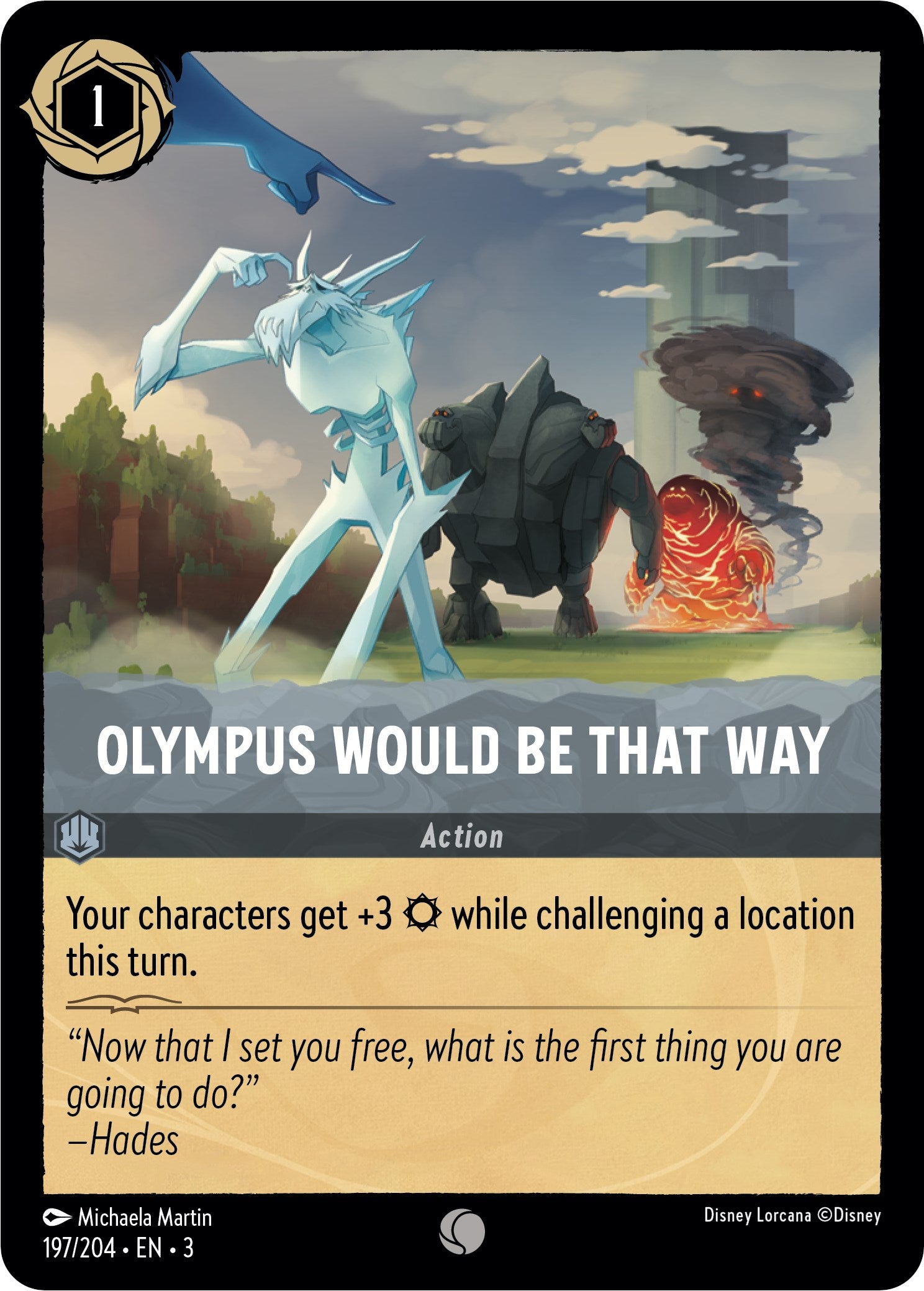 Olympus Would Be That Way (197/204) [Into the Inklands] | Eastridge Sports Cards & Games