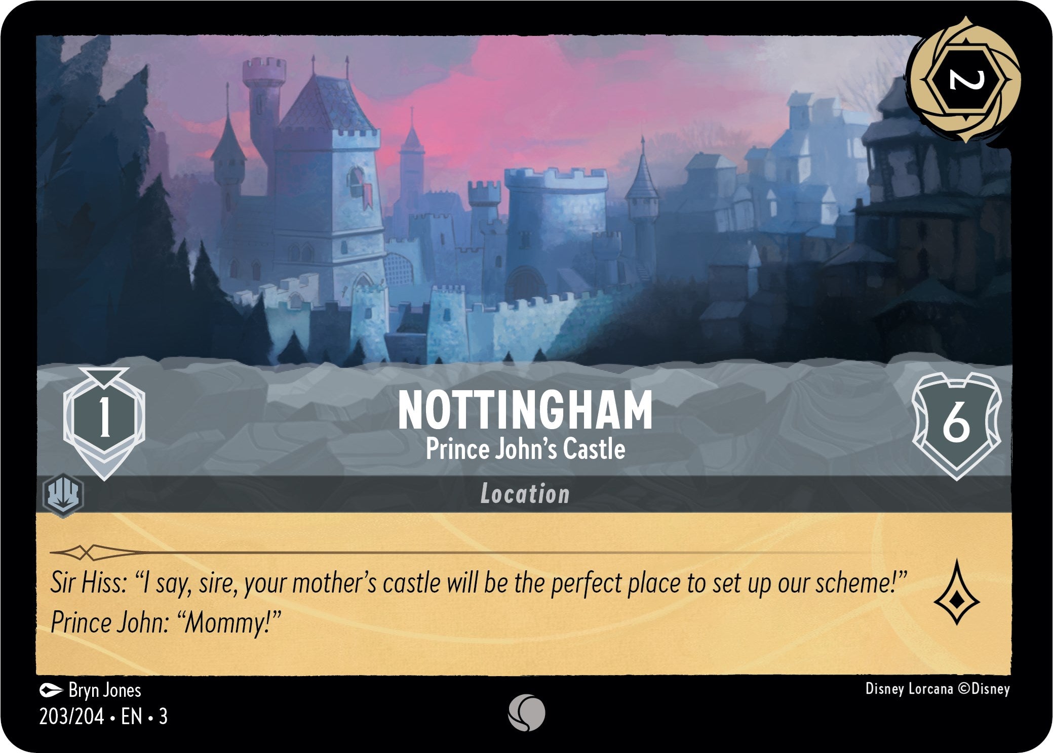 Nottingham - Prince John's Castle (203/204) [Into the Inklands] | Eastridge Sports Cards & Games