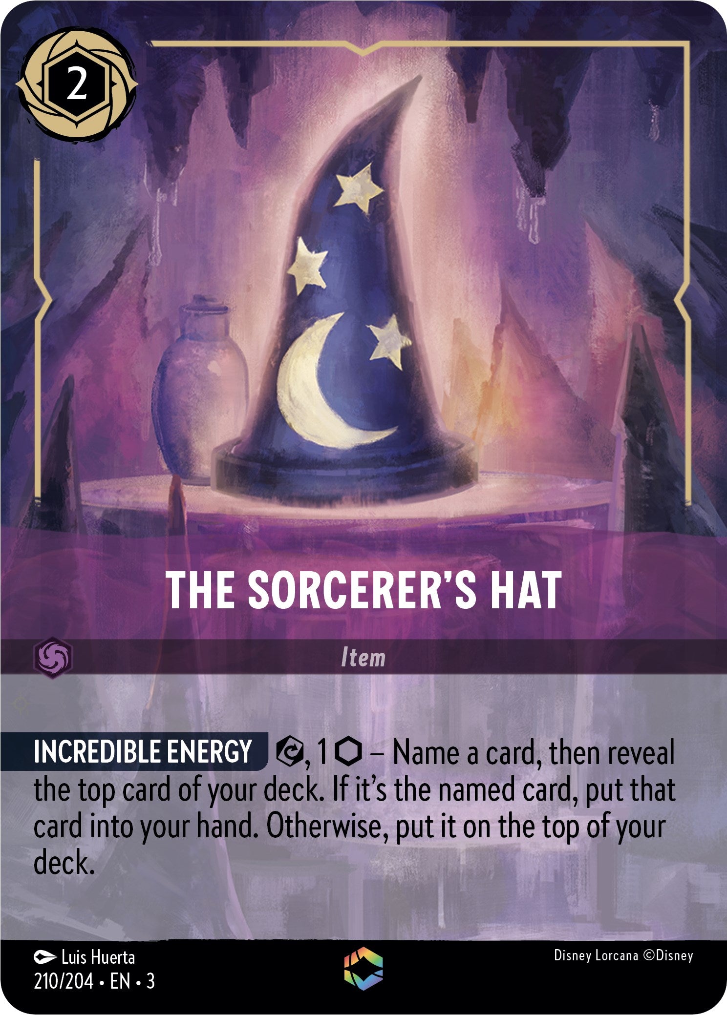 The Sorcerer's Hat (Enchanted) (210/204) [Into the Inklands] | Eastridge Sports Cards & Games