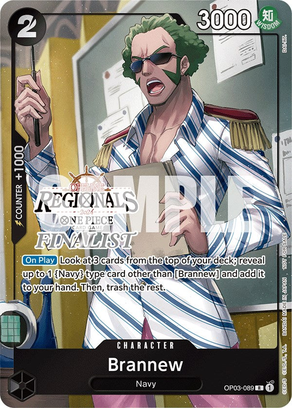 Brannew (Offline Regional 2024) [Finalist] [One Piece Promotion Cards] | Eastridge Sports Cards & Games