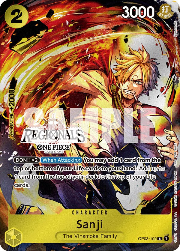 Sanji (Offline Regional 2024) [Participant] [One Piece Promotion Cards] | Eastridge Sports Cards & Games