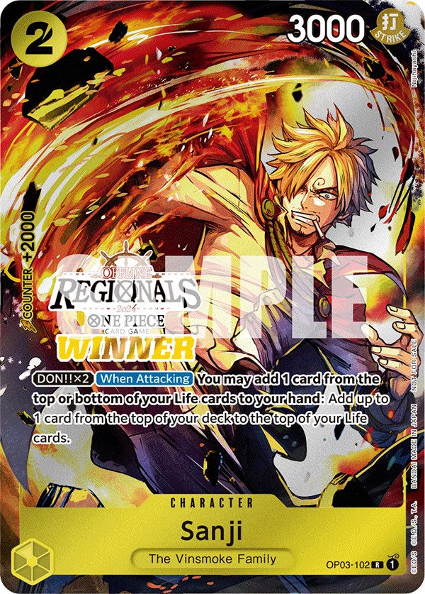 Sanji (Offline Regional 2024) [Winner] [One Piece Promotion Cards] | Eastridge Sports Cards & Games