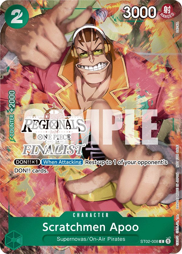 Scratchmen Apoo (Online Regional 2024) [Finalist] [One Piece Promotion Cards] | Eastridge Sports Cards & Games