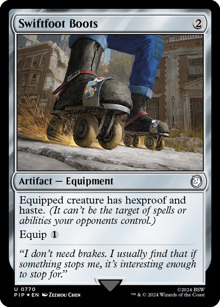 Swiftfoot Boots (Surge Foil) [Fallout] | Eastridge Sports Cards & Games