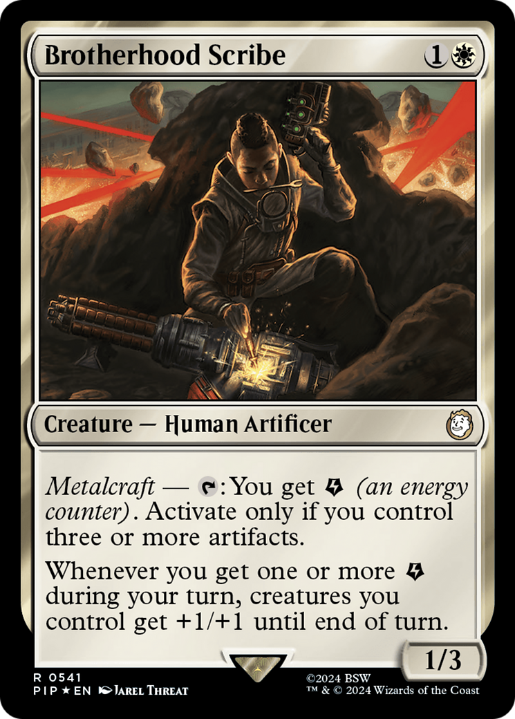 Brotherhood Scribe (Surge Foil) [Fallout] | Eastridge Sports Cards & Games