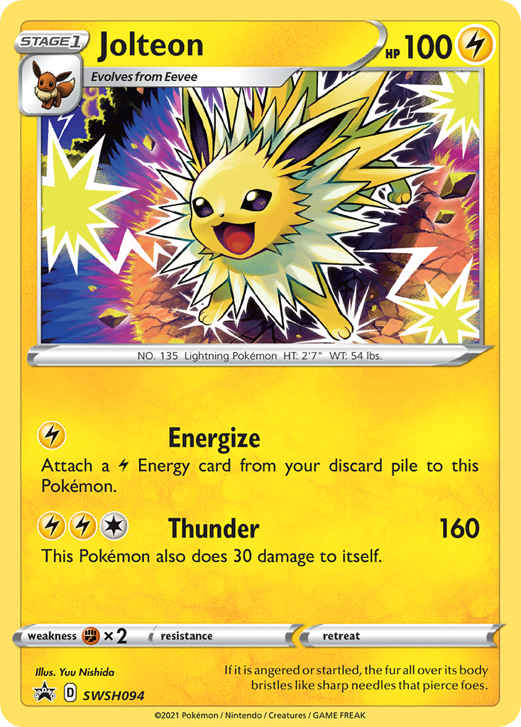 Jolteon (SWSH094) [Sword & Shield: Black Star Promos] | Eastridge Sports Cards & Games