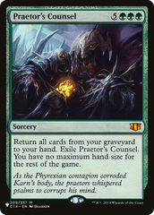 Praetor's Counsel [The List] | Eastridge Sports Cards & Games