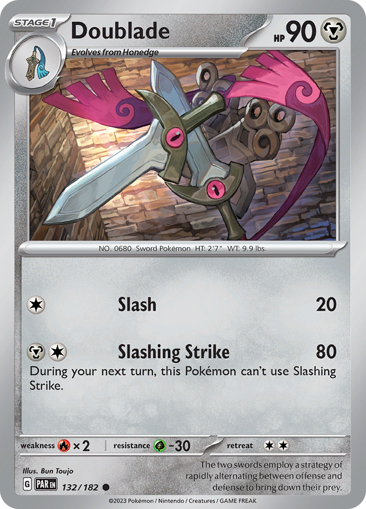 Doublade (132/182) [Scarlet & Violet: Paradox Rift] | Eastridge Sports Cards & Games