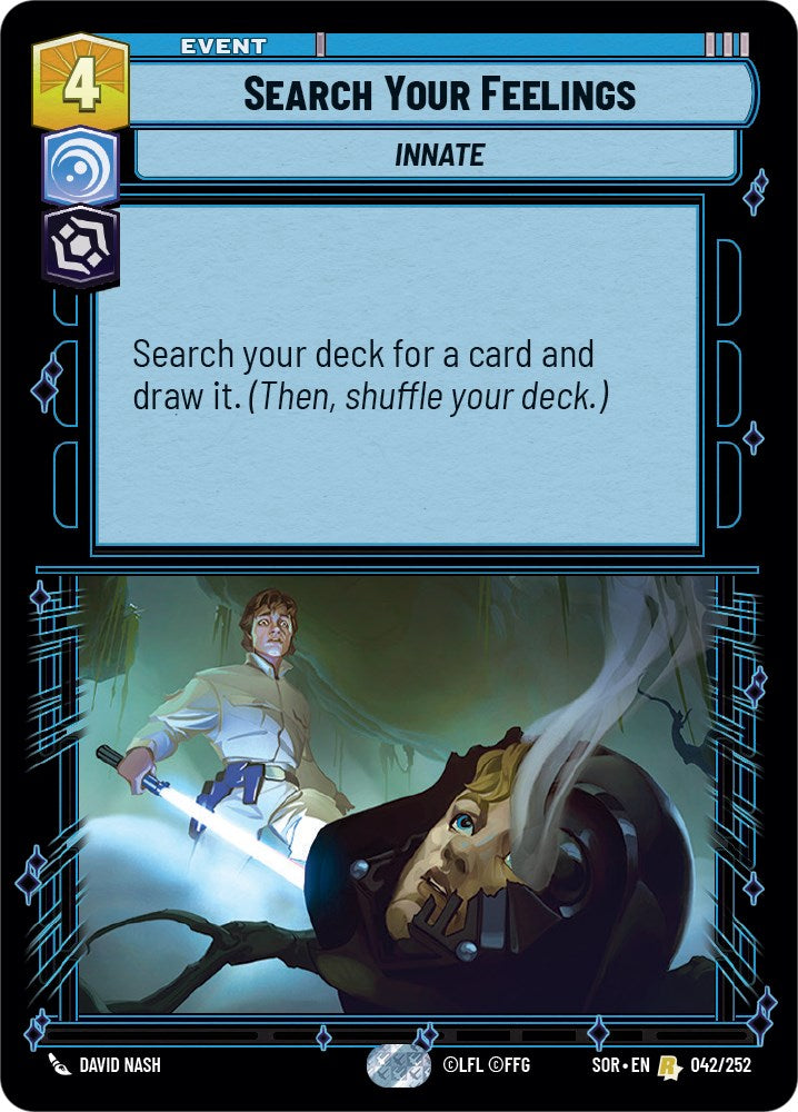 Search Your Feelings (042/252) [Spark of Rebellion] | Eastridge Sports Cards & Games