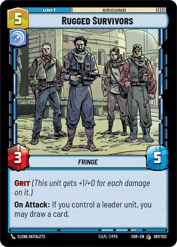 Rugged Survivors (067/252) [Spark of Rebellion] | Eastridge Sports Cards & Games