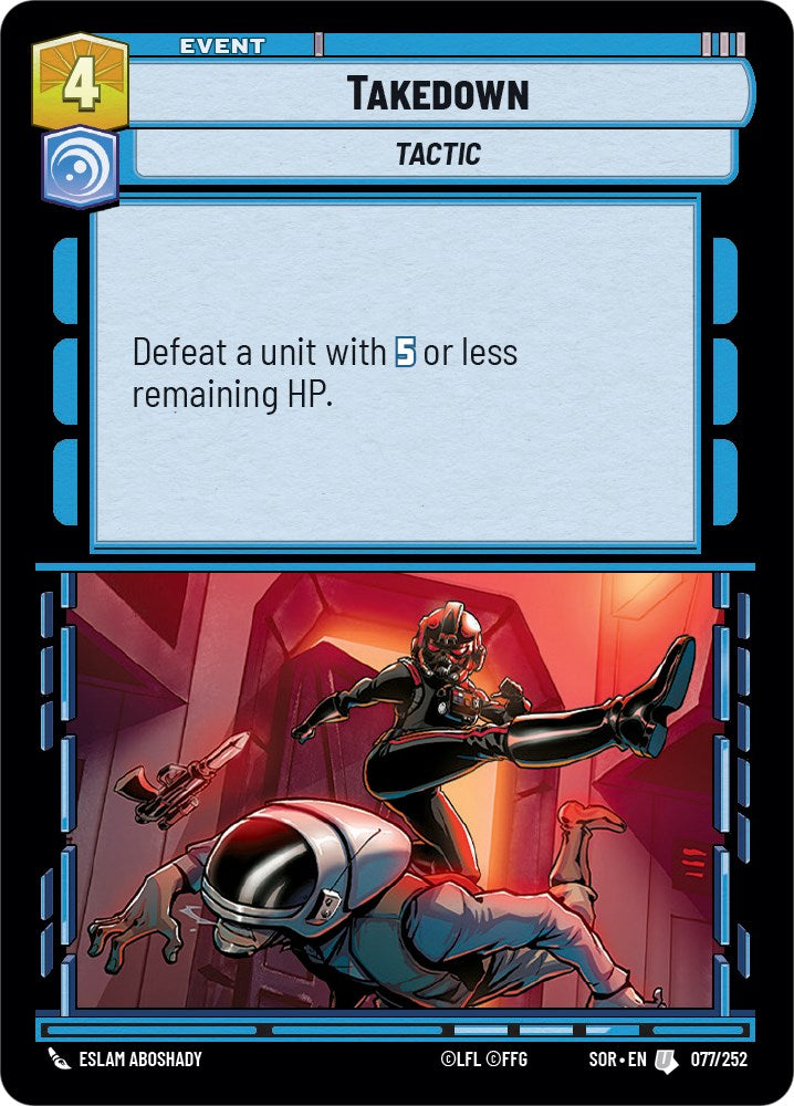 Takedown (077/252) [Spark of Rebellion] | Eastridge Sports Cards & Games