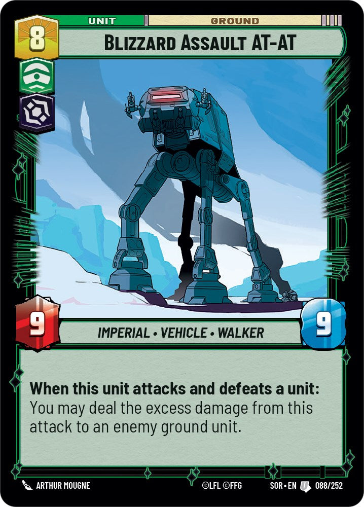 Blizzard Assault AT-AT (088/252) [Spark of Rebellion] | Eastridge Sports Cards & Games