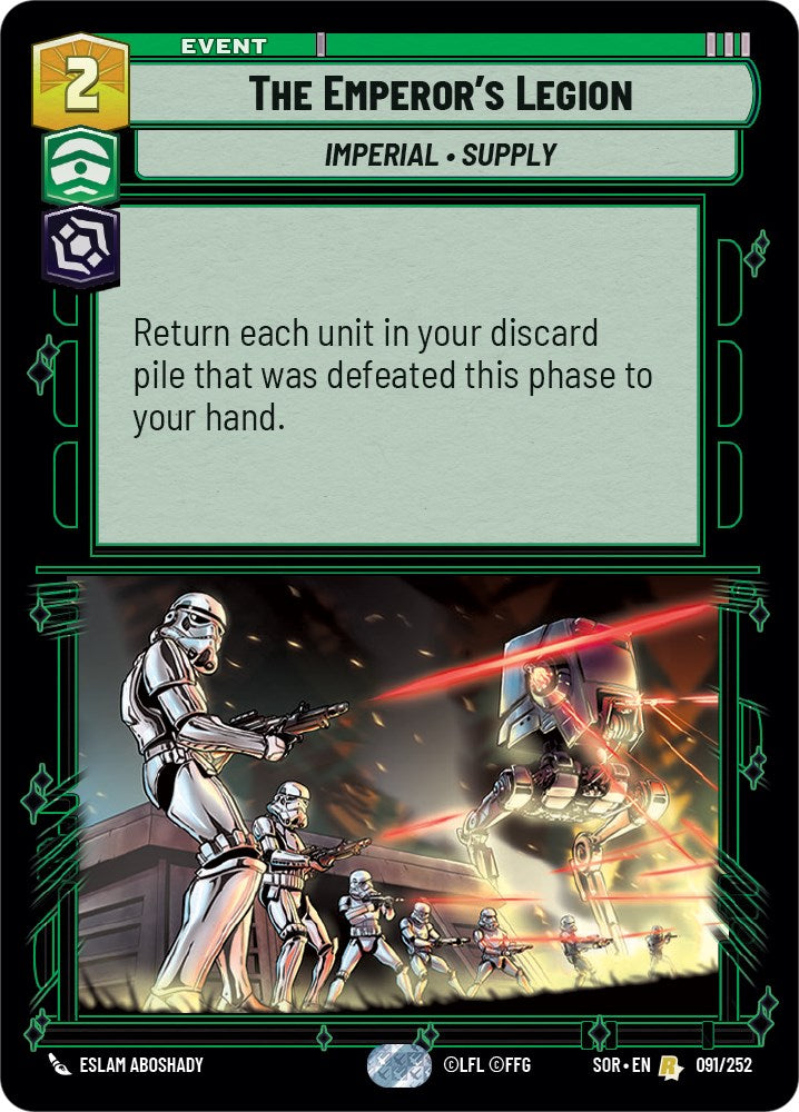 The Emperor's Legion (091/252) [Spark of Rebellion] | Eastridge Sports Cards & Games