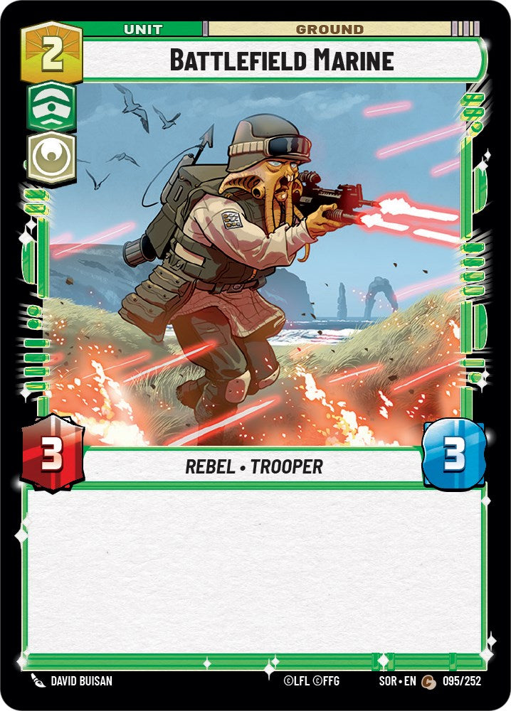 Battlefield Marine (095/252) [Spark of Rebellion] | Eastridge Sports Cards & Games