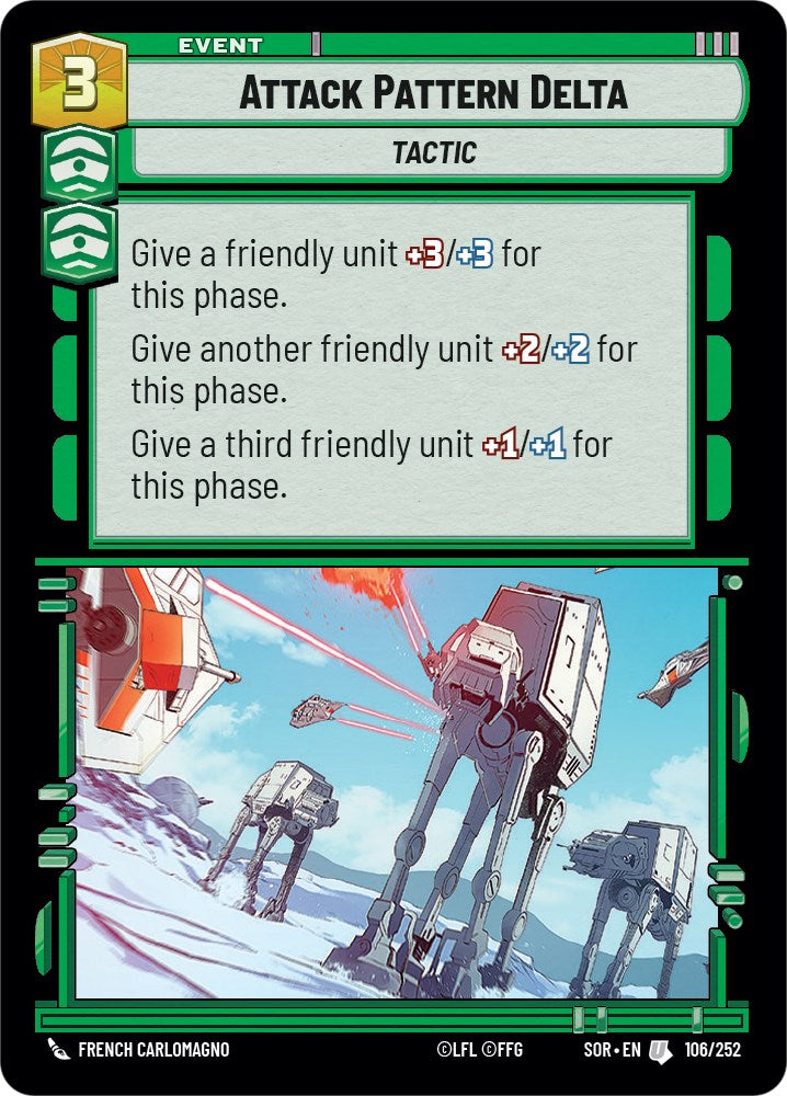 Attack Pattern Delta (106/252) [Spark of Rebellion] | Eastridge Sports Cards & Games