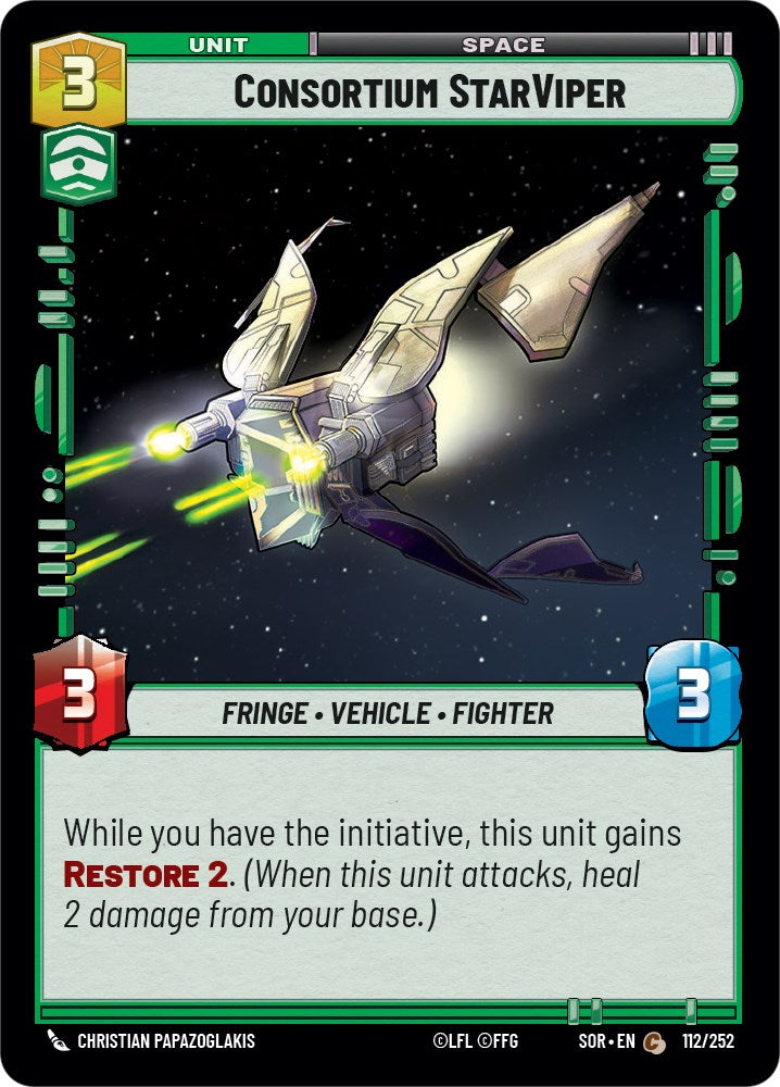 Consortium StarViper (112/252) [Spark of Rebellion] | Eastridge Sports Cards & Games