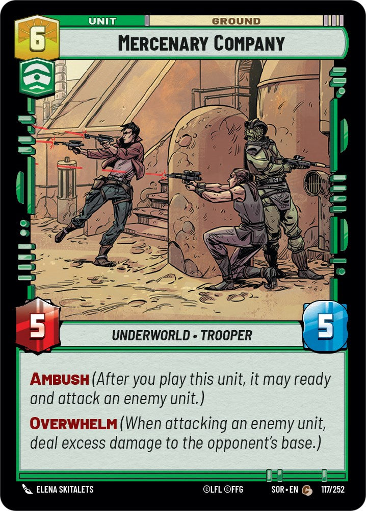 Mercenary Company (117/252) [Spark of Rebellion] | Eastridge Sports Cards & Games