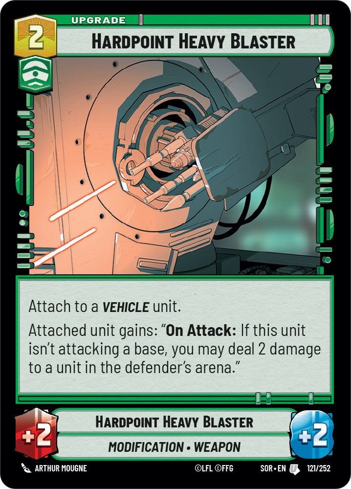 Hardpoint Heavy Blaster (121/252) [Spark of Rebellion] | Eastridge Sports Cards & Games