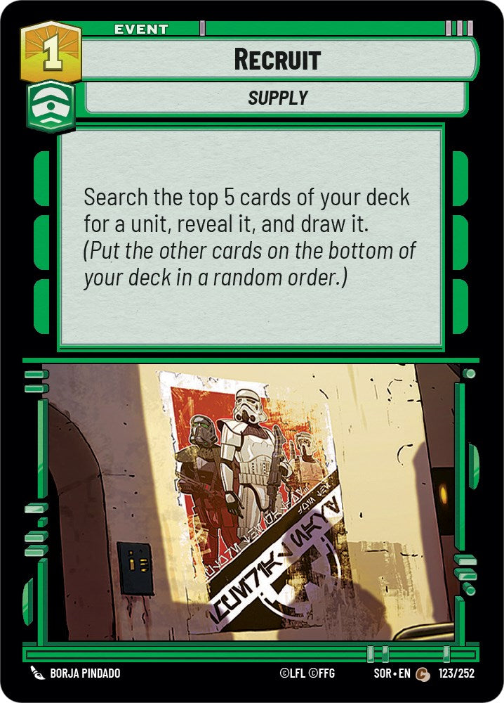 Recruit (123/252) [Spark of Rebellion] | Eastridge Sports Cards & Games