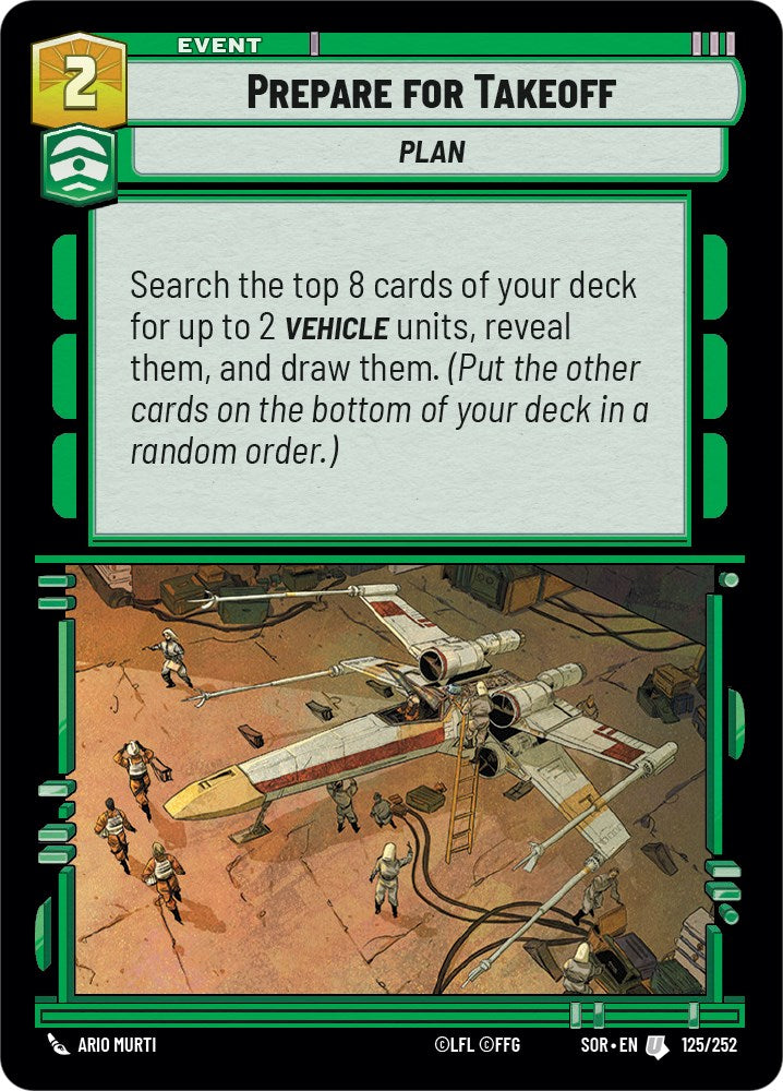 Prepare for Takeoff (125/252) [Spark of Rebellion] | Eastridge Sports Cards & Games