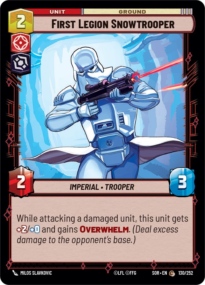 First Legion Snowtrooper (130/252) [Spark of Rebellion] | Eastridge Sports Cards & Games