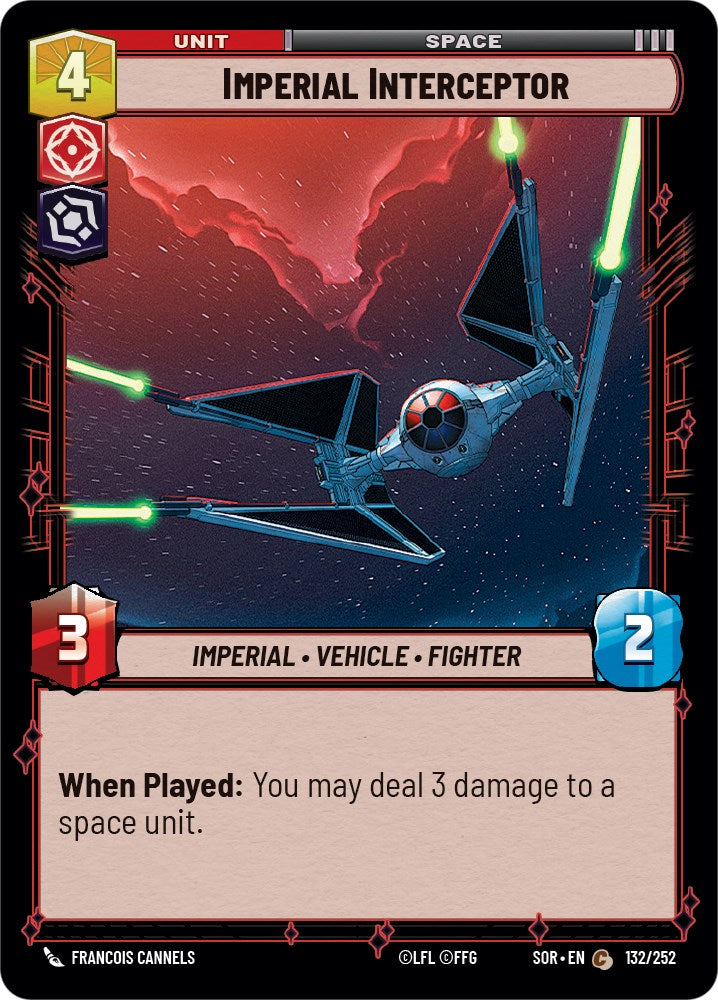 Imperial Interceptor (132/252) [Spark of Rebellion] | Eastridge Sports Cards & Games