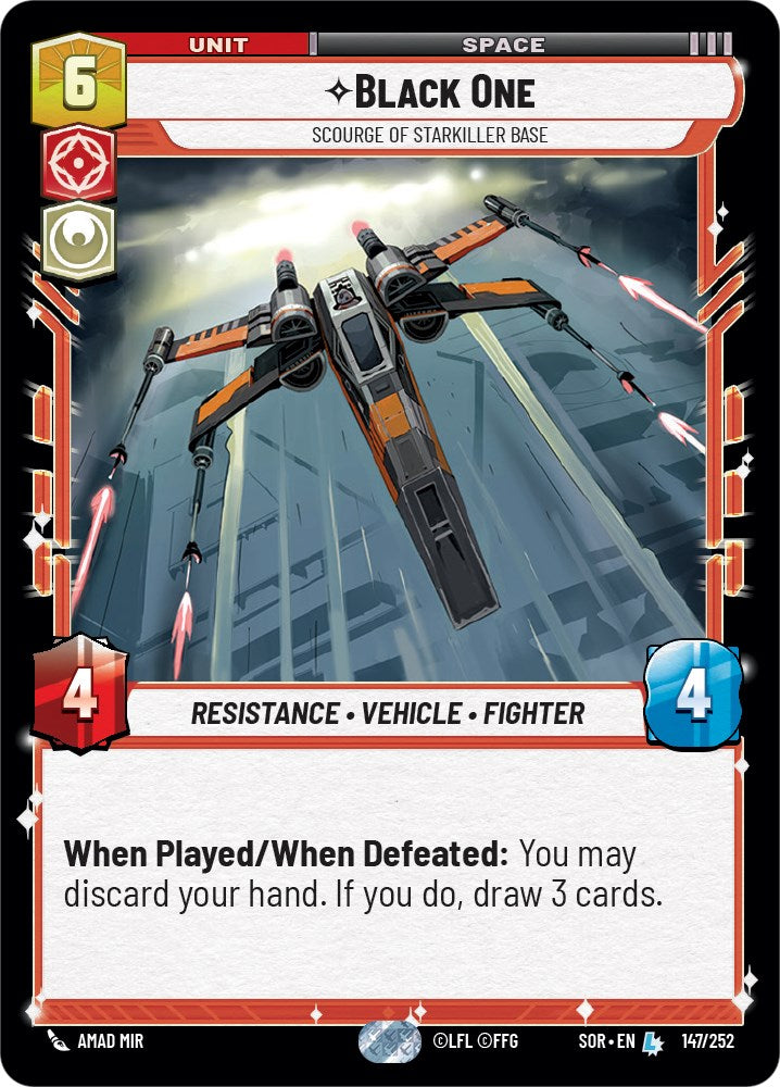 Black One - Scourge of Starkiller Base (147/252) [Spark of Rebellion] | Eastridge Sports Cards & Games