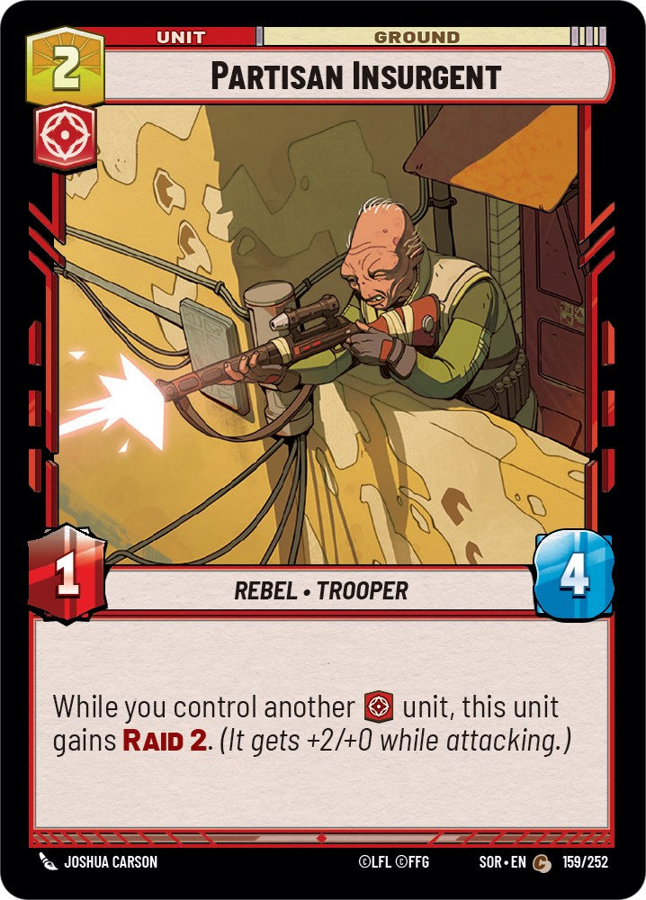 Partisan Insurgent (159/252) [Spark of Rebellion] | Eastridge Sports Cards & Games