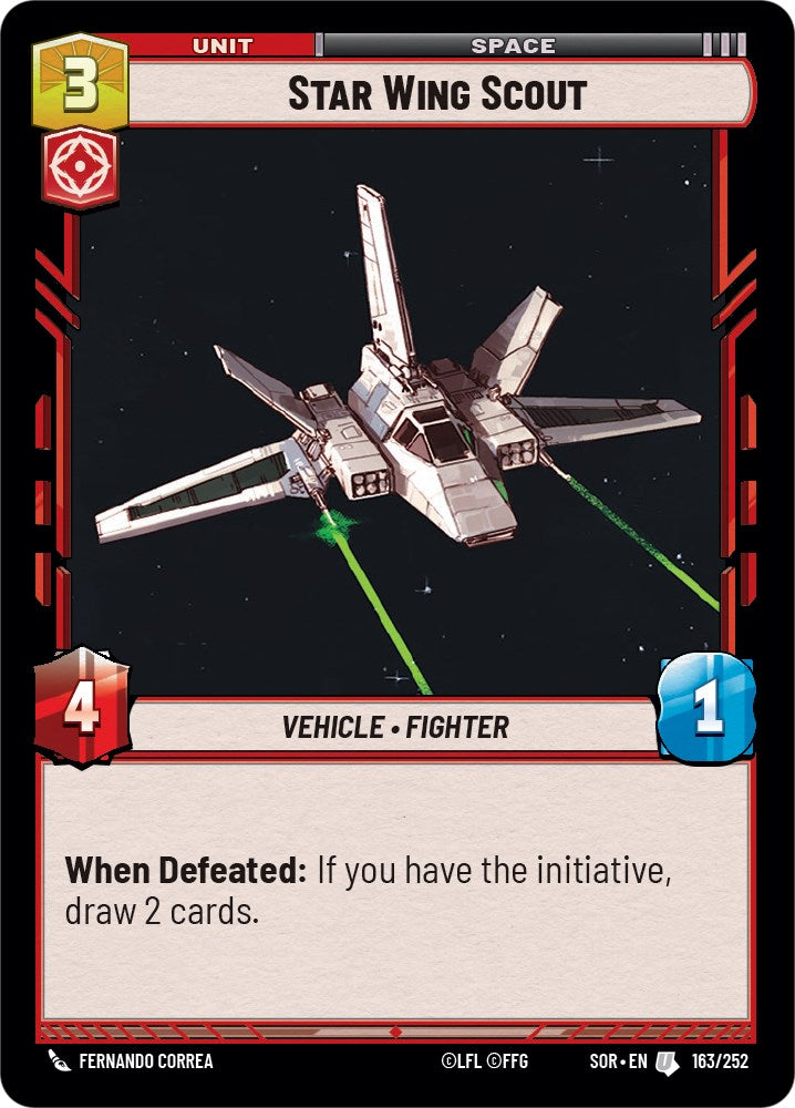 Star Wing Scout (163/252) [Spark of Rebellion] | Eastridge Sports Cards & Games