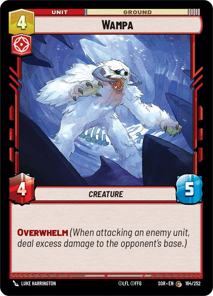 Wampa (164/252) [Spark of Rebellion] | Eastridge Sports Cards & Games