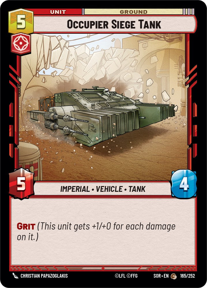 Occupier Siege Tank (165/252) [Spark of Rebellion] | Eastridge Sports Cards & Games