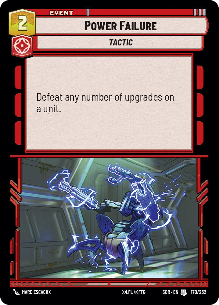 Power Failure (170/252) [Spark of Rebellion] | Eastridge Sports Cards & Games