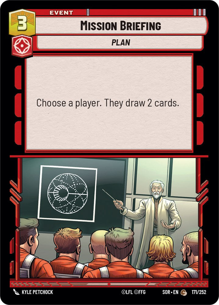 Mission Briefing (171/252) [Spark of Rebellion] | Eastridge Sports Cards & Games