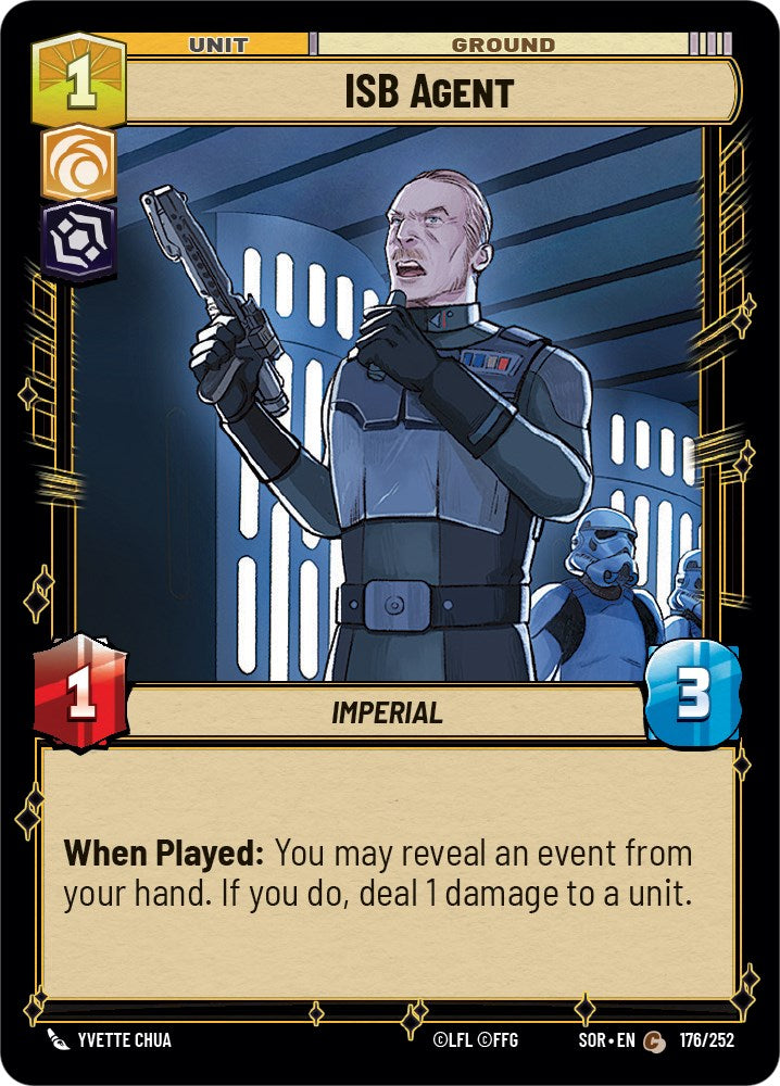 ISB Agent (176/252) [Spark of Rebellion] | Eastridge Sports Cards & Games