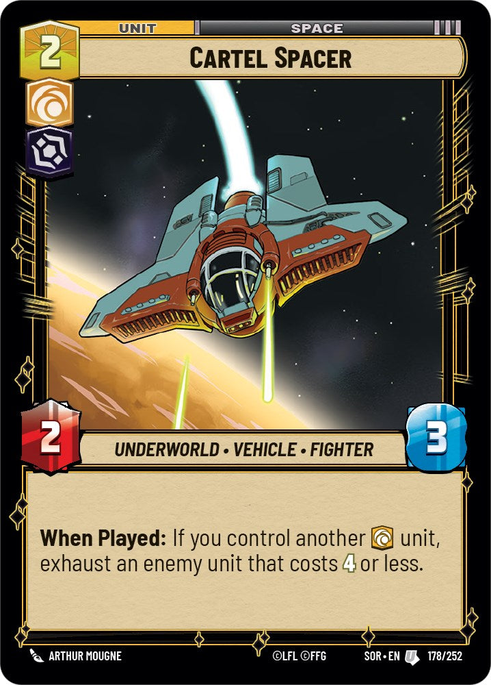 Cartel Spacer (178/252) [Spark of Rebellion] | Eastridge Sports Cards & Games